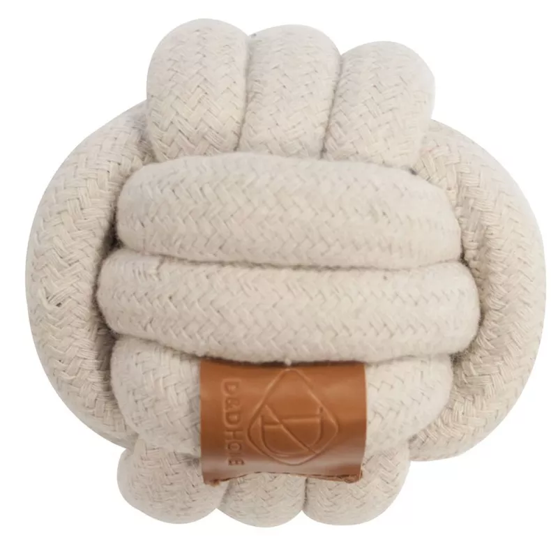 Dog Toy SKIP BALL XS 6cm/rope 10mm